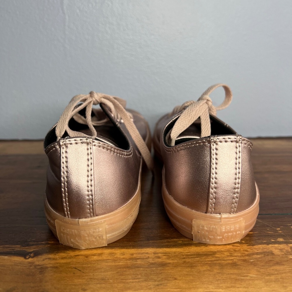 Converse Chuck Taylor All‎ Star Low Rose Quartz Metallic Women's Shoe Size 7.5 - Picture 3 of 13